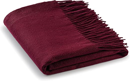 Velanio Cashmere Throw Blanket | 40plusstyle.com