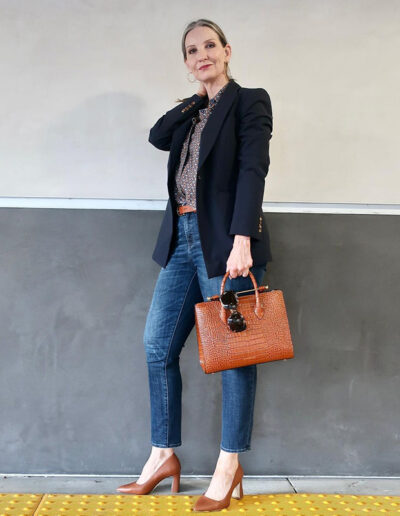 How to wear jeans to work | 40plusstyle.com