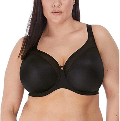 Aayomet Bras for Large Breasts Without Steel Ring Bra Large Bright Silk Tank  Top Bra (Coffee, S) 