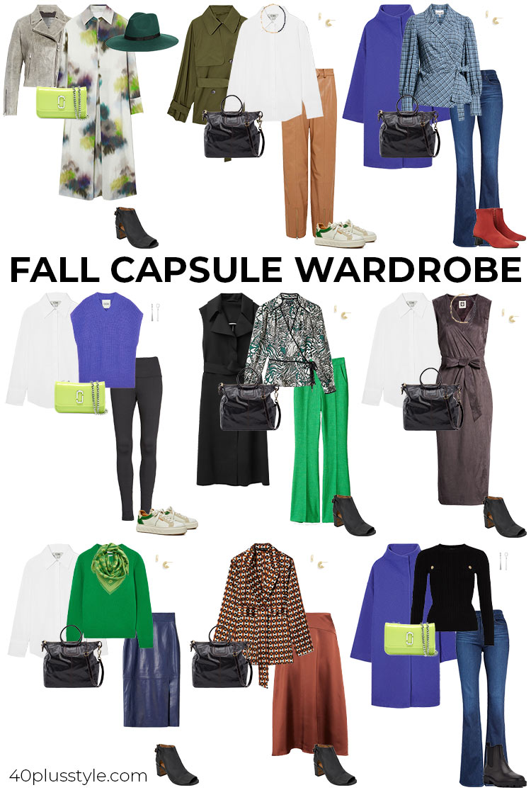 A fall capsule wardrobe | 40plusstyle.com