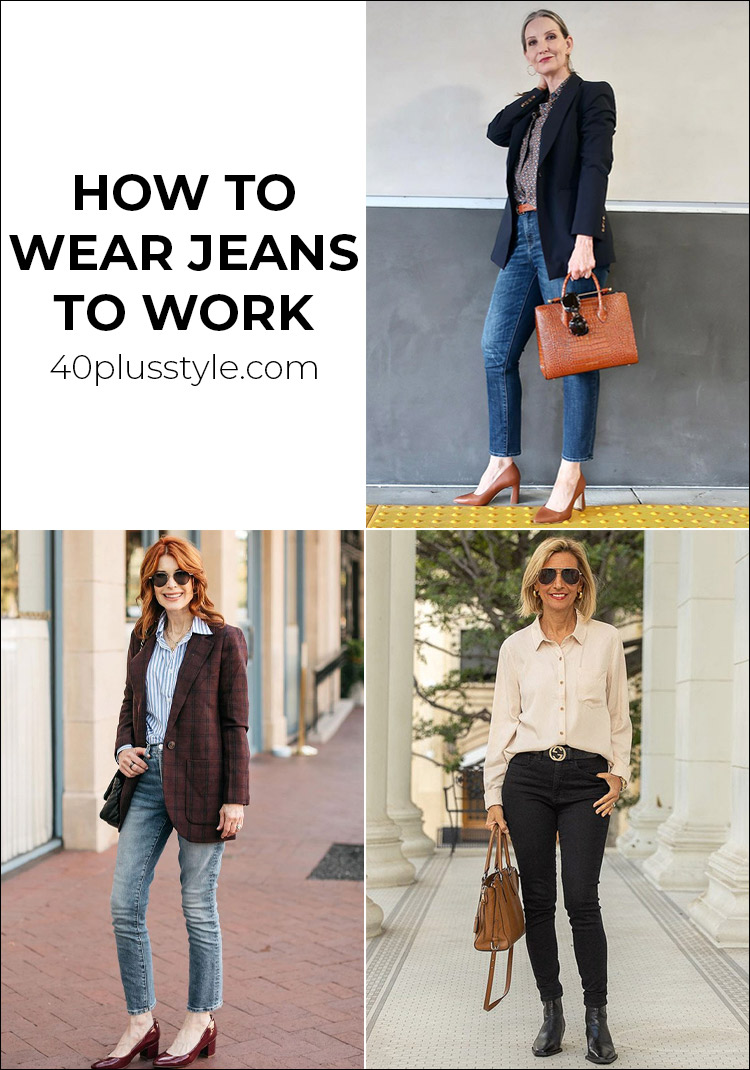 How to wear jeans to work and look professional 