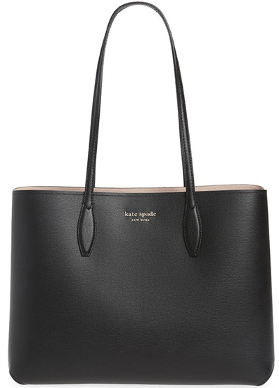 Gift ideas for women - Kate Spade All Day Large Leather Tote  | 40plusstyle.com