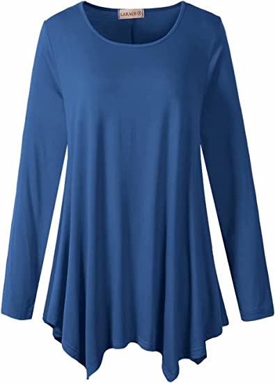 Tops to hide your belly - LARACE Tunic Top | 40plusstyle.com