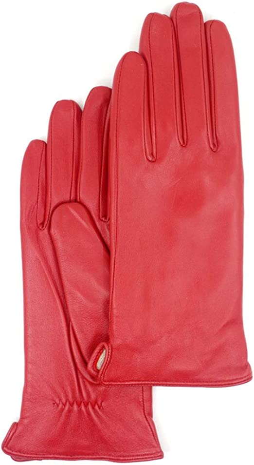 MGGM Collection Nappa Lambskin Leather Gloves | 40plusstyle.com