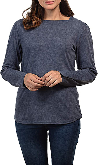Asaptive clothing for women - MAI We Care Post Shoulder Surgery Shirt | 40plusstyle.com