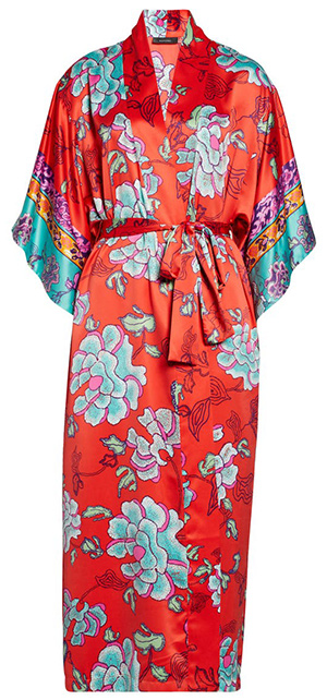 Natori Ume Floral Robe | 40plusstyle.com