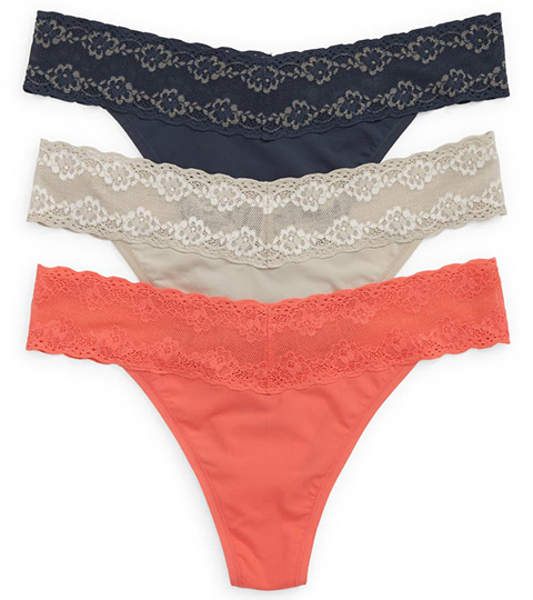 Natori thongs to avoid visible panty lines | 40plusstyle.com