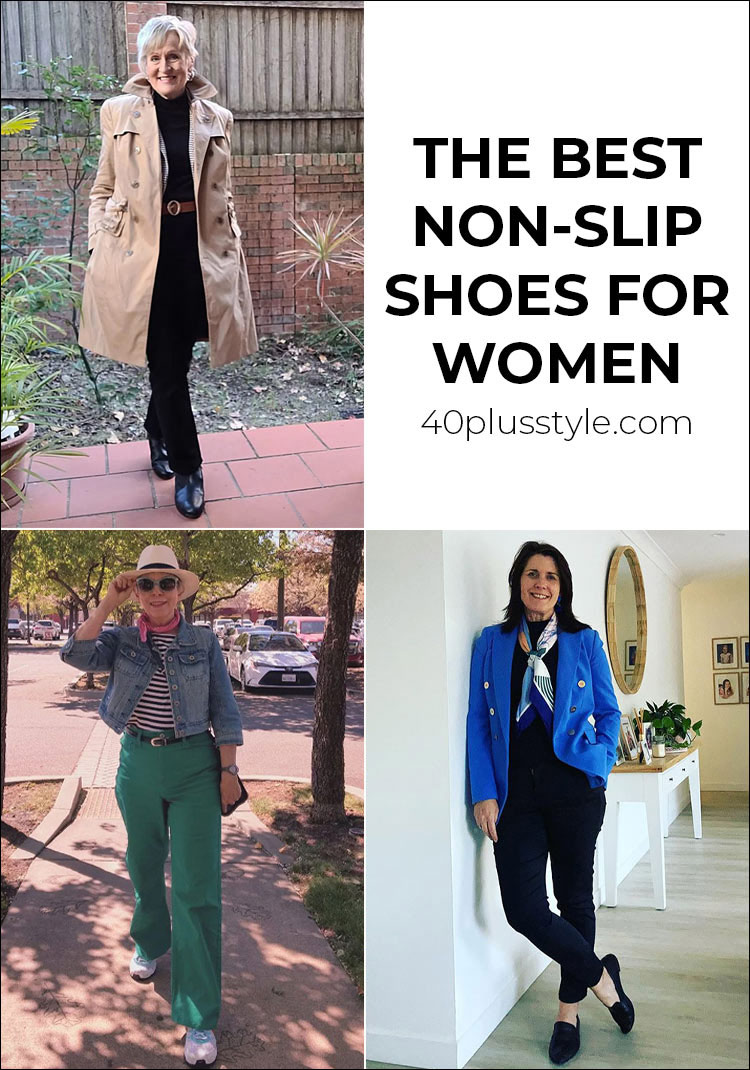 best nonslip shoes for women that are super stylish 40+style