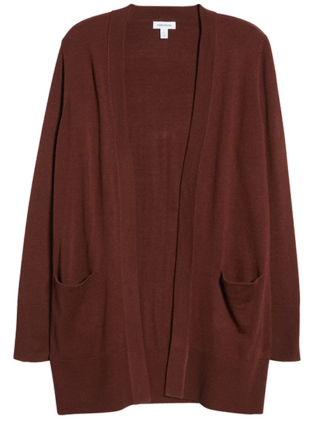 Nordstrom Everyday Open Front sweater | 40plusstyle.com