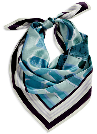 Nordstrom Oversized Silk Square Scarf | 40plusstyle.com