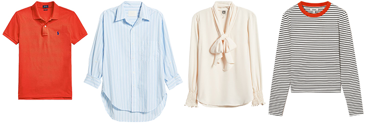 Preppy tops to wear | 40plusstyle.com