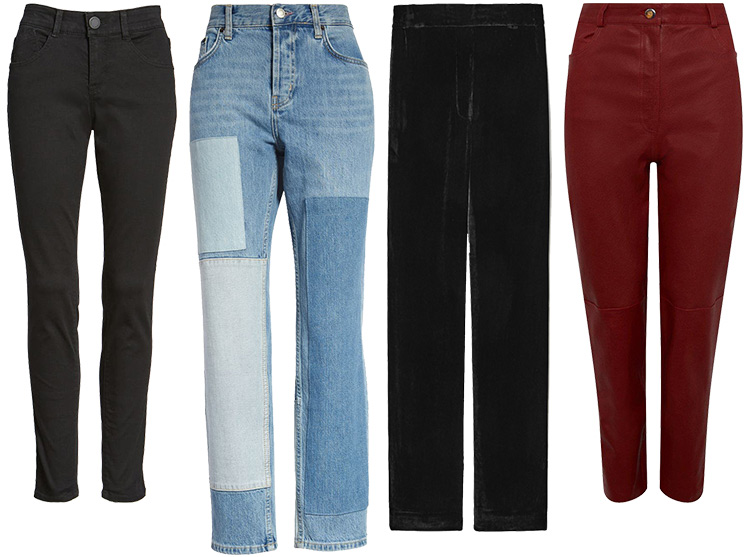 Jeans and pants for the rock style personality | 40plusstyle.com