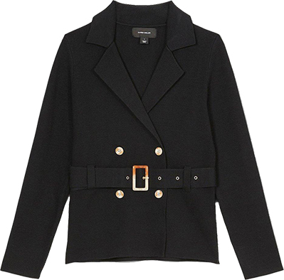 Karen Millen Milano Knit Belted Jacket | 40plusstyle.com