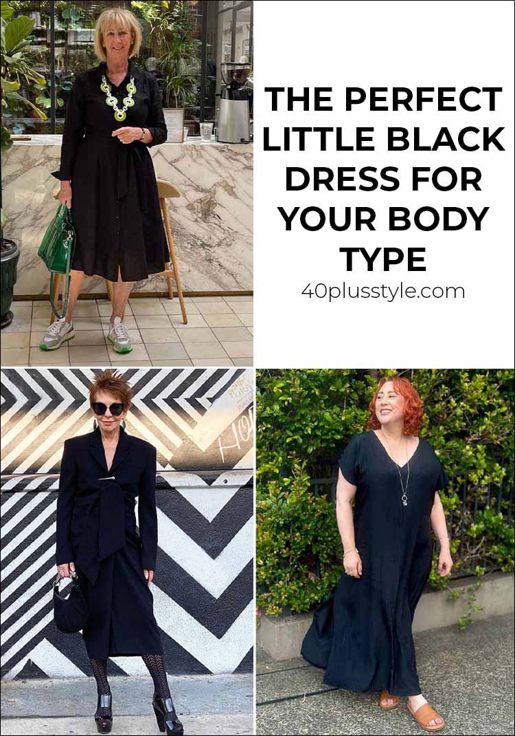 How to choose the perfect little black dress for your body type | 40plusstyle.com