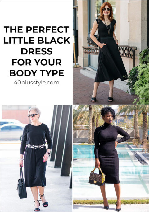 the perfect little black dress - find a black dress for your body type