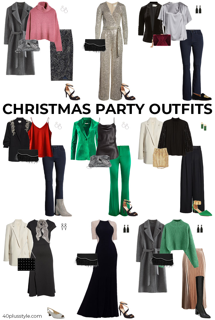 Christmas party outfits | 40plusstyle.com