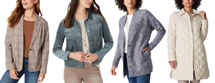 J.Jill clothing - jackets and coats | 40plusstyle.com