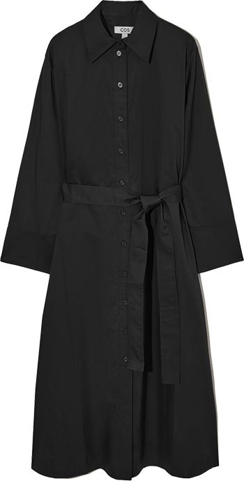 COS Belted Midi Shirt Dress | 40plusstyle.com