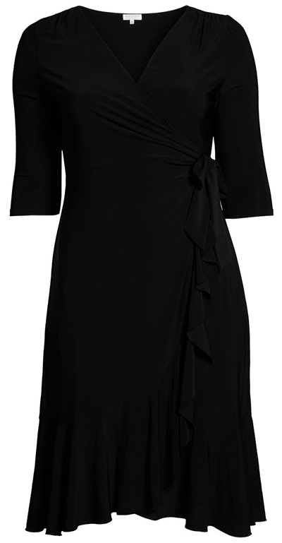 Little Black Wrap Dress - This Wrap Dress Is For Every Body Type