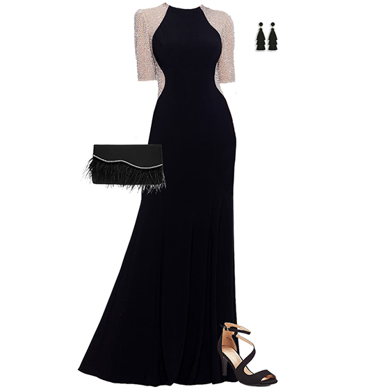 Party dresses for women - outfit #11: A floor length maxi | 40plusstyle.com