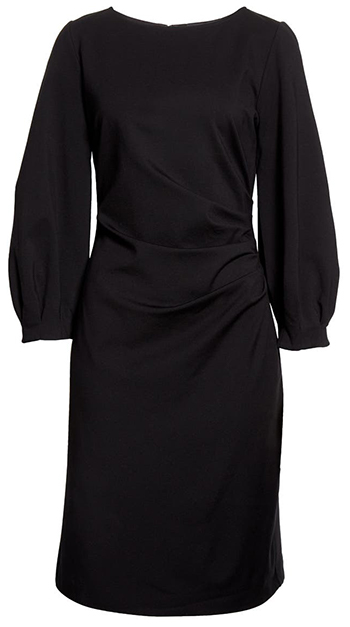 KOBI HALPERIN Ruched Long Sleeve Dress | 40plusstyle.com