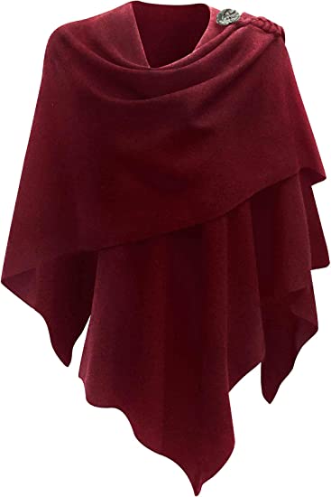 Formal dress cover up - PULI Large Cross Front Poncho | 40plusstyle.com