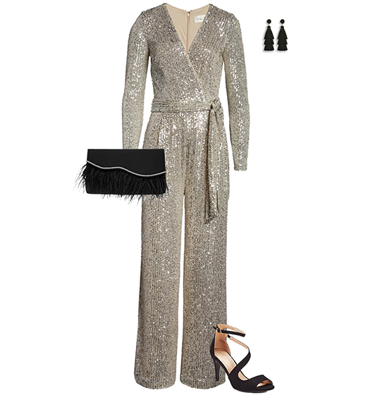 Christmas party outfit 9: Sequins | 40plusstyle.com