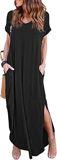 Perfect little black dress - Arolina Maxi Dress | 40plusstyle.com