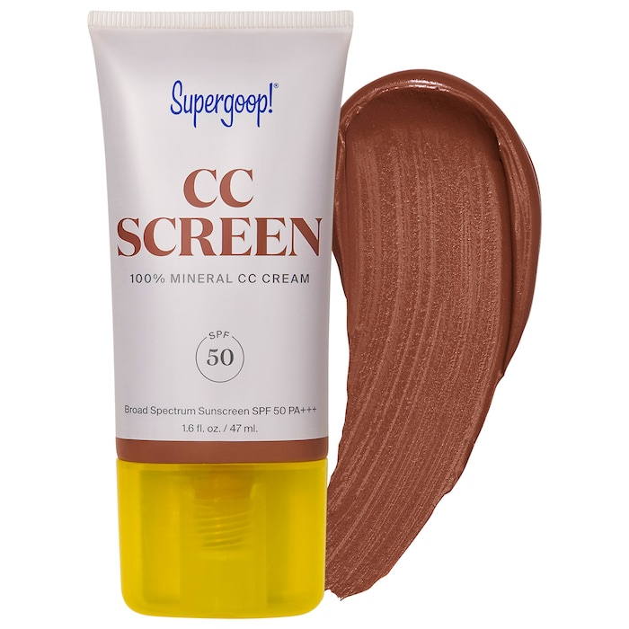 Supergoop! CC Screen 100% Mineral CC Cream SPF 50 | 40plusstyle.com