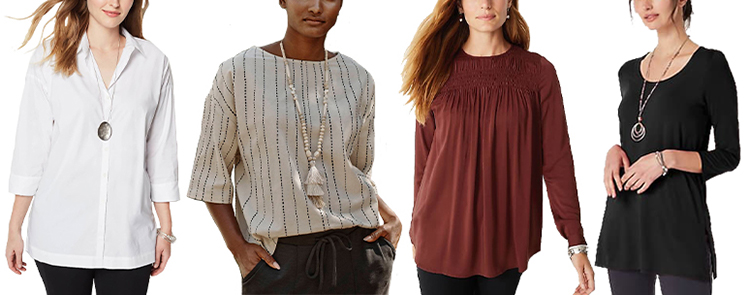 Tops and tunics for women over 40 | 40plusstyle.com