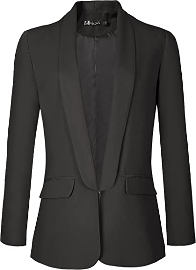 Formal dress cover up - Urban CoCo Open Front Blazer | 40plusstyle.com