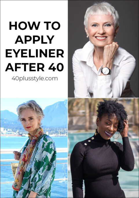 How to apply eyeliner after 40 and the best eye liners to use!