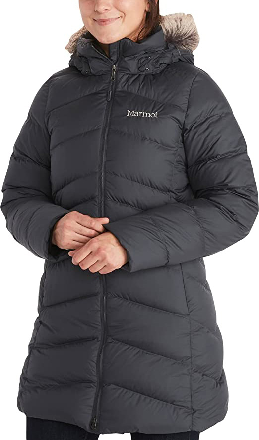Warm winter coats - Marmot Montreal Fill Power 700 Puffer Coat | 40plusstyle.com