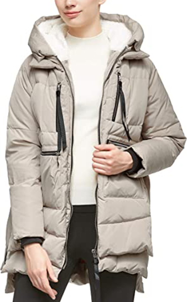 Warmest winter coats for women - Orolay Thickened Down Jacket | 40plusstyle.com