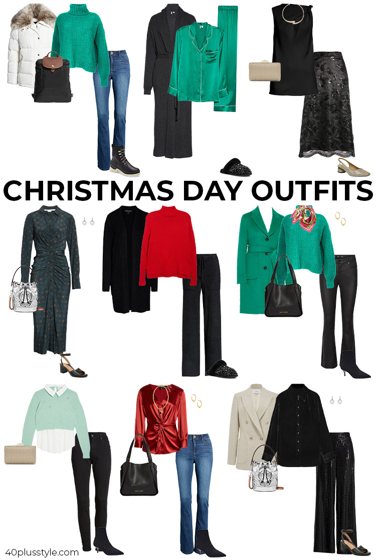 Christmas day outfits | 40plusstyle.com