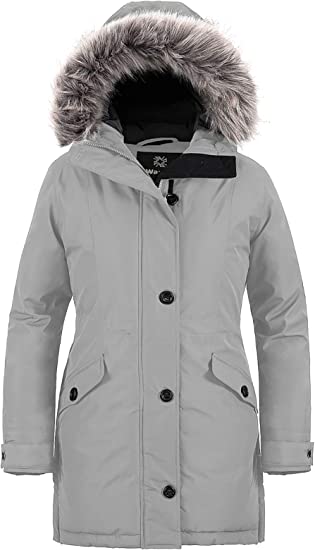 Warmest winter coats for women - Wantdo Hooded Waterproof Parka Jacket | 40plusstyle.com