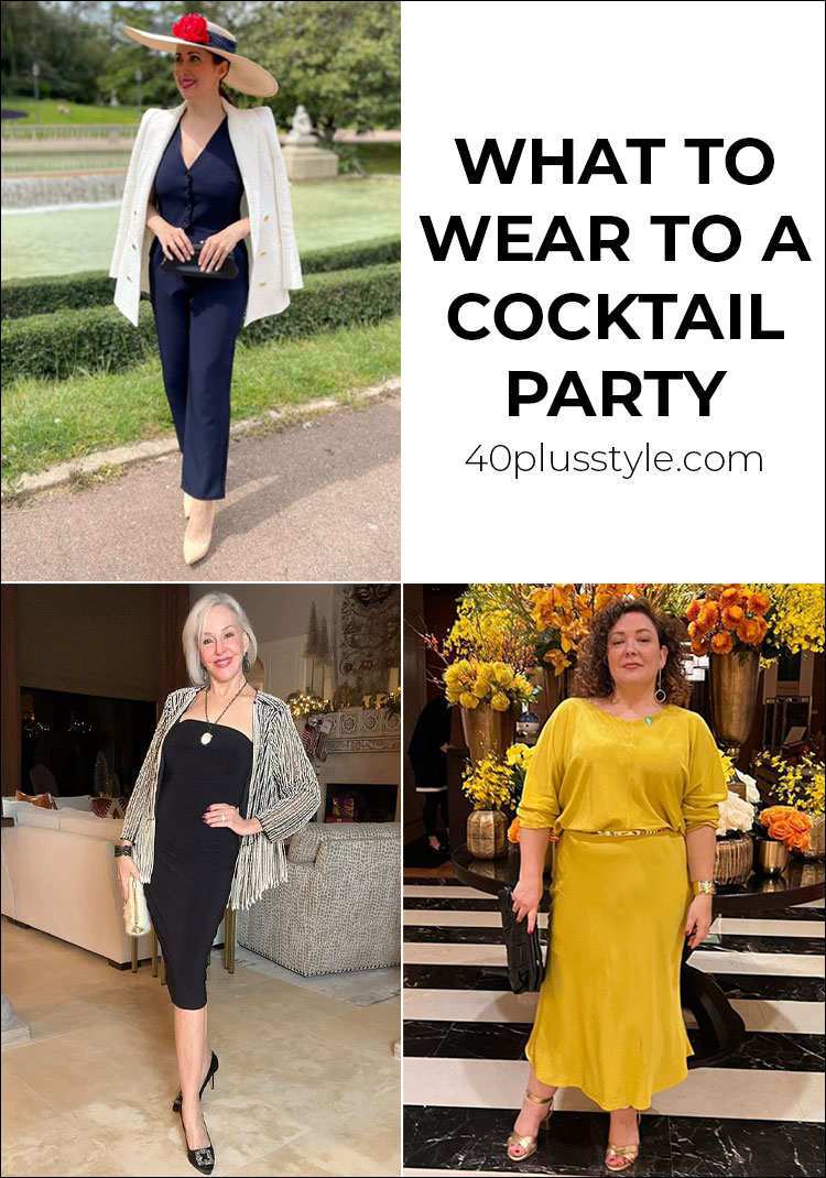 What to wear to a cocktail party | 40plusstyle.com