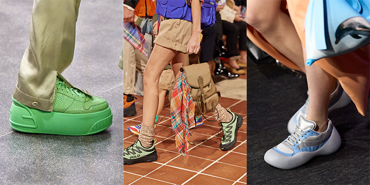 Sneakers on the spring catwalks | 40plusstyle.com