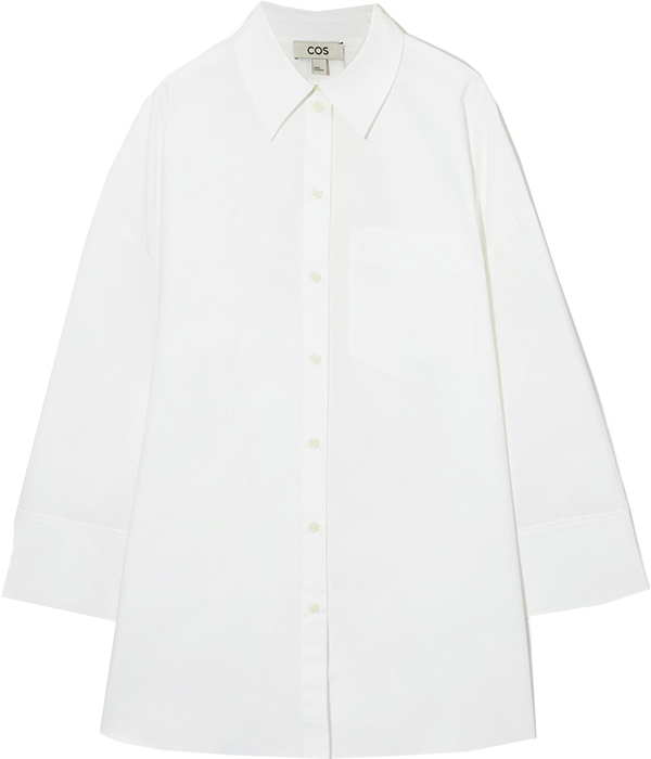 COS Cotton Poplin Shirt | 40plusstyle.com