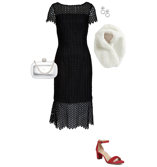 Black dress outfit for the opera | 40plusstyle.com