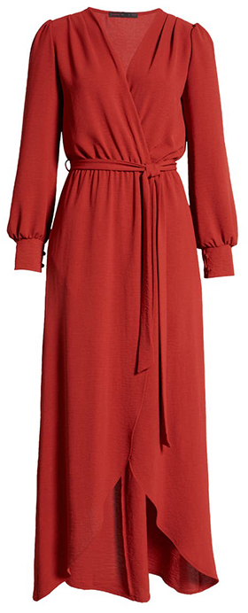 Fraiche by J Faux Wrap Dress | 40plusstyle.com
