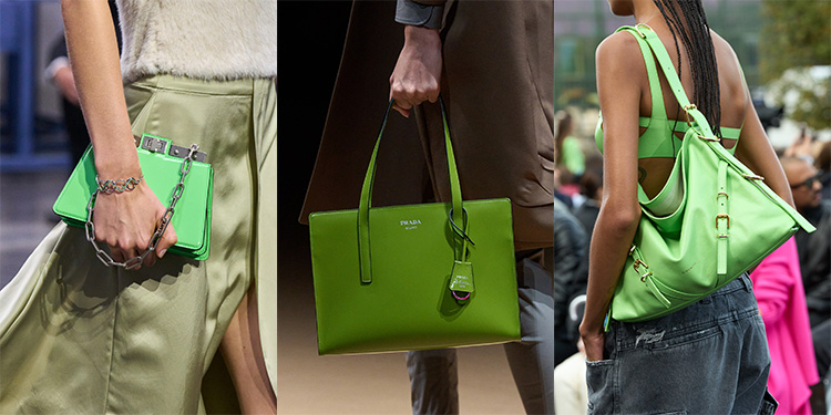 handbags for spring 2023 - Green handbags | 40plusstyle.com