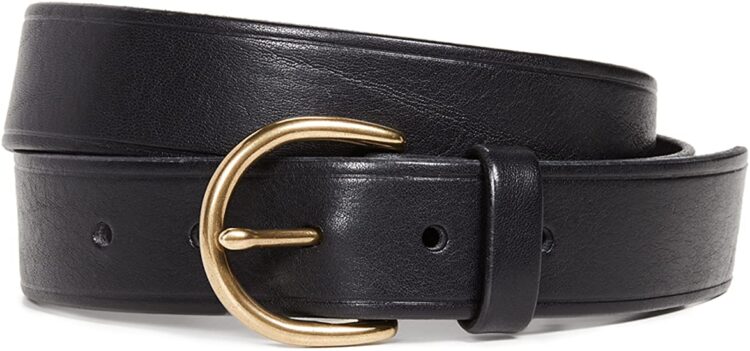 Madewell Medium Perfect Leather Belt | 40plusstyle.com