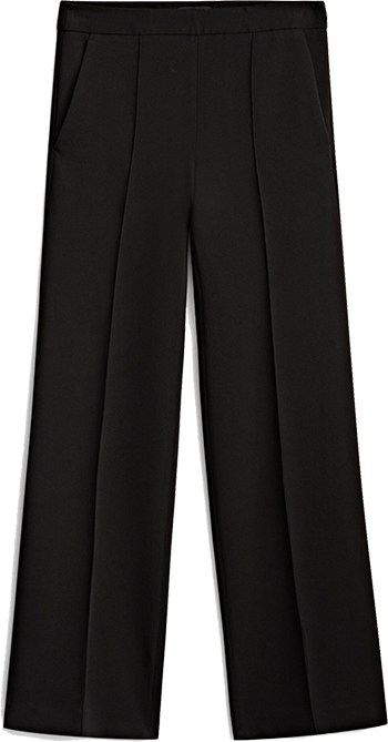 Massimo Dutti Straight Fit Trousers | 40plusstyle.com