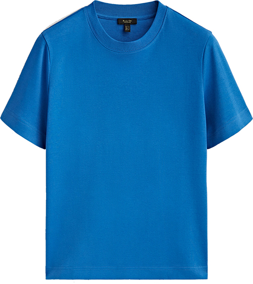 Massimo Dutti Cotton T-Shirt | 40plusstyle.com