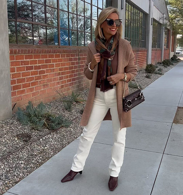 Away From Blue  Aussie Mum Style, Away From The Blue Jeans Rut: Adding  Colour To Neutral Knits With Skinny Jeans & Balenciaga Bags