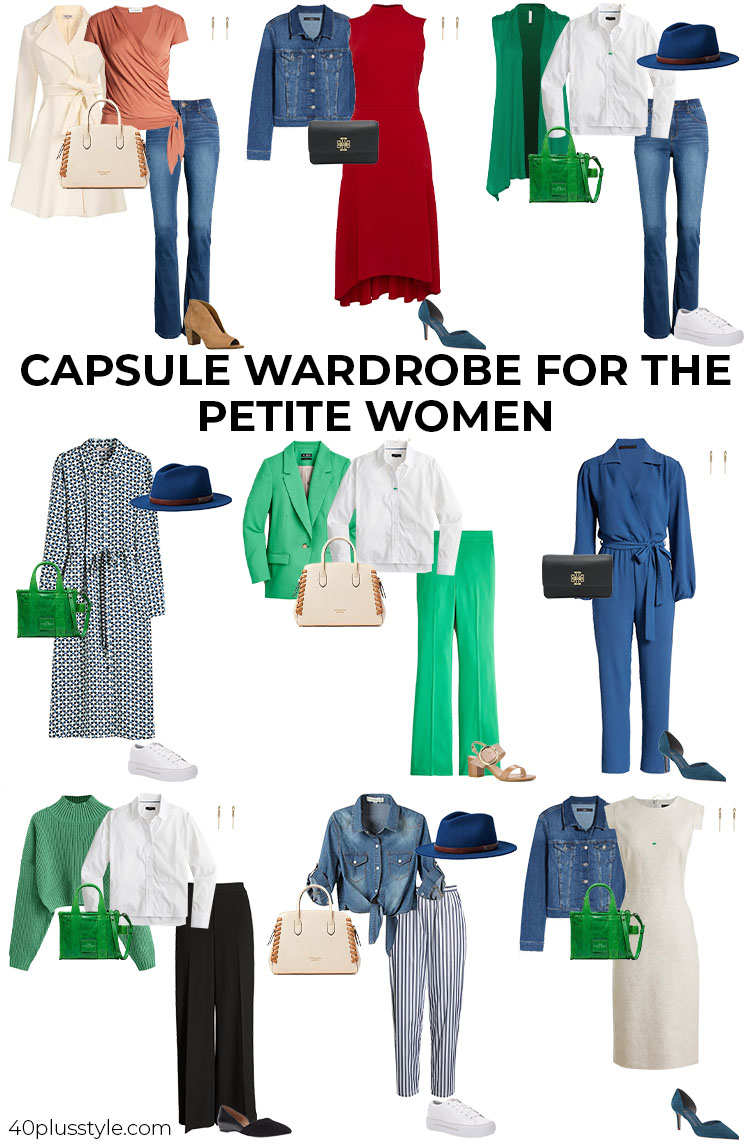 A capsule wardrobe for the petites | 40plusstyle.com