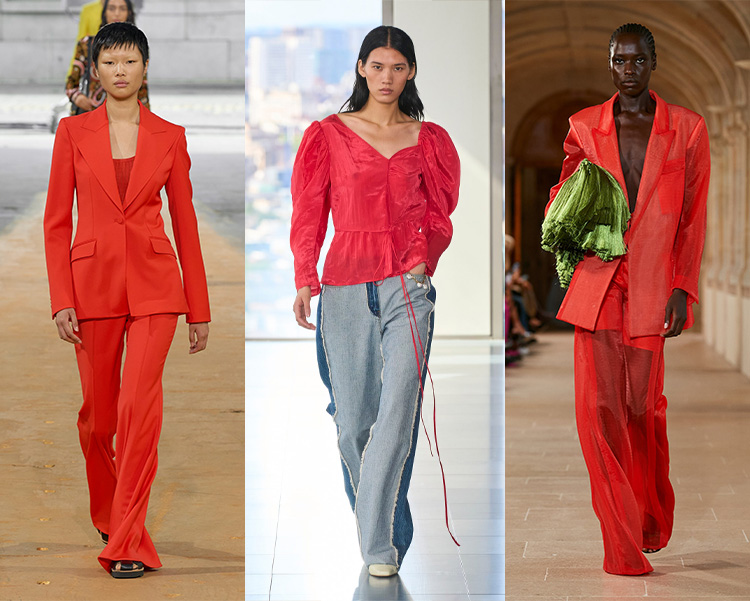 spring clothing colors 2023 - Red outfits for spring | 40plusstyle.com