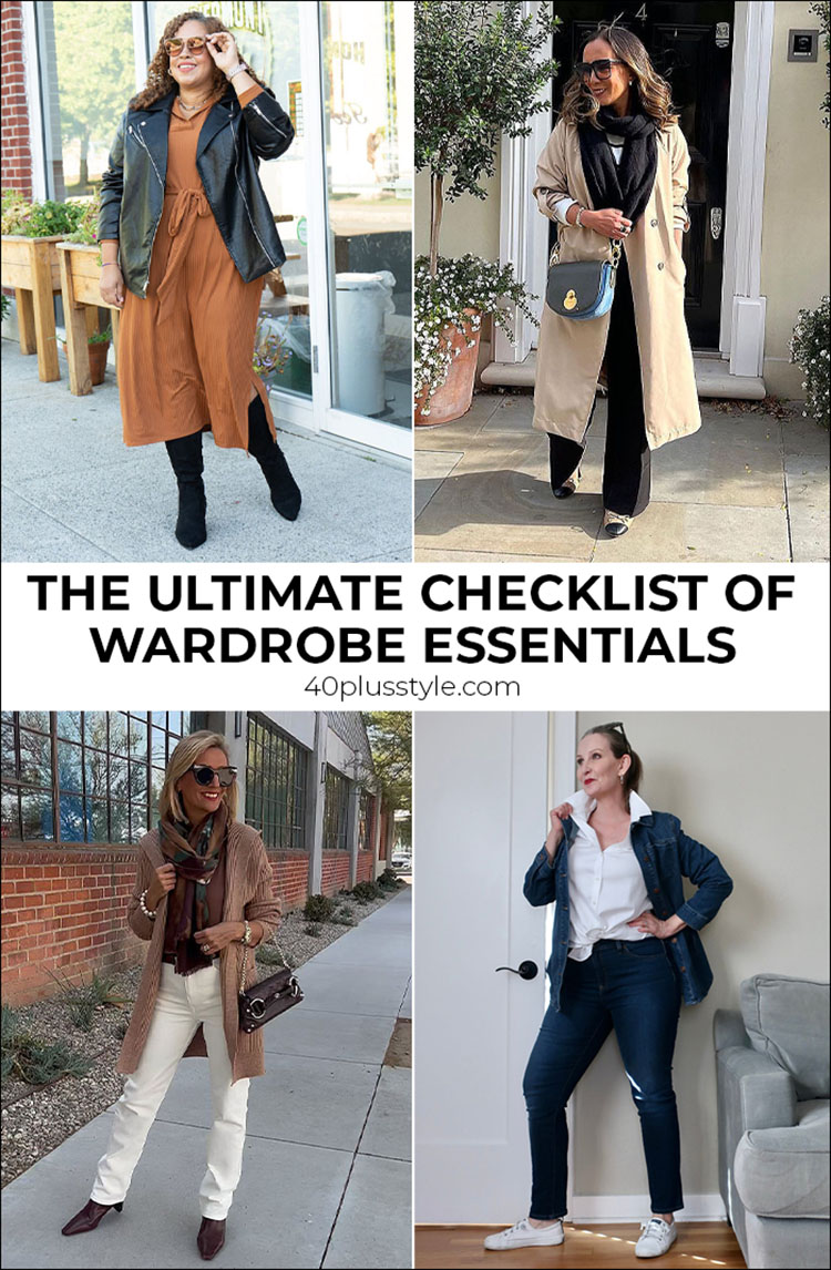 Wardrobe essentials: staples for women over 40 - 40+style