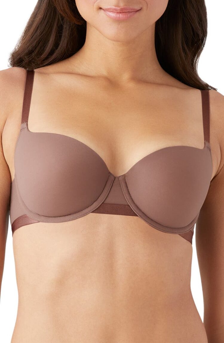 b.tempt'd by Wacoal Nearly Nothing T-Shirt Bra | 40plusstyle.com